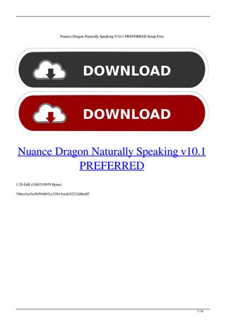 Dragon naturally speaking download